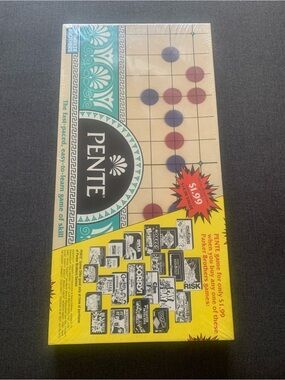 Parker Brothers 1989 Pente Classic Strategy Board Game Special Promotional NWT